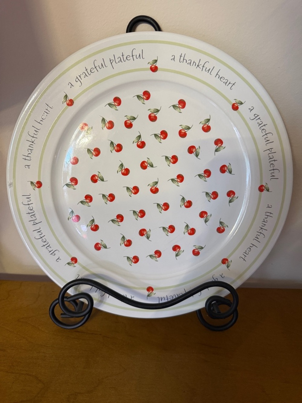 Vintage Hallmark 12-inch Ceramic Giving Plate or Appreciation Plate